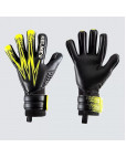 Перчатки вратарские "KELME" Training Level Goalkeeper Gloves, чёрно-жёлтые, р.7 Чёрный-фото 2 additional image